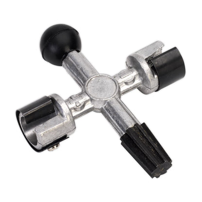 Sealey AK418 Battery Post & Terminal Cleaner 4-Way Sealey