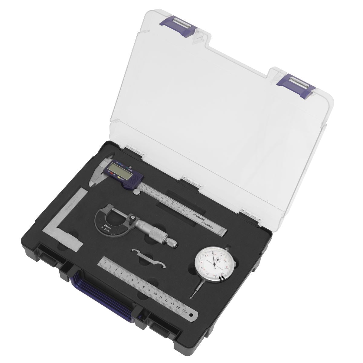 Sealey AK96SET Measuring Tool Set 5pc Sealey