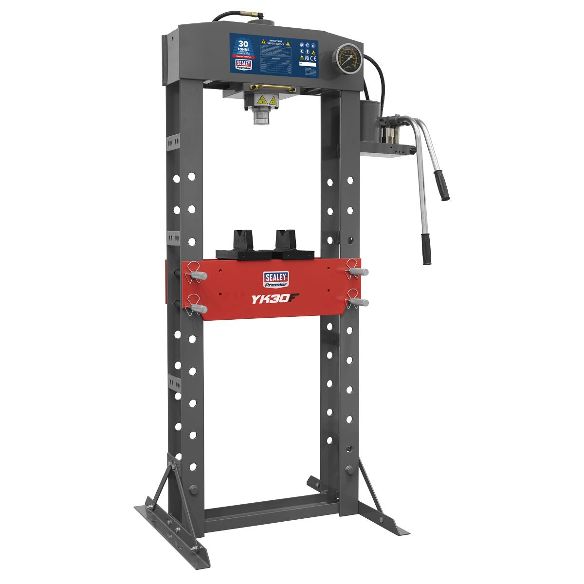 Sealey YK30F Premier Hydraulic Floor Type Press 30 Tonne Sealey