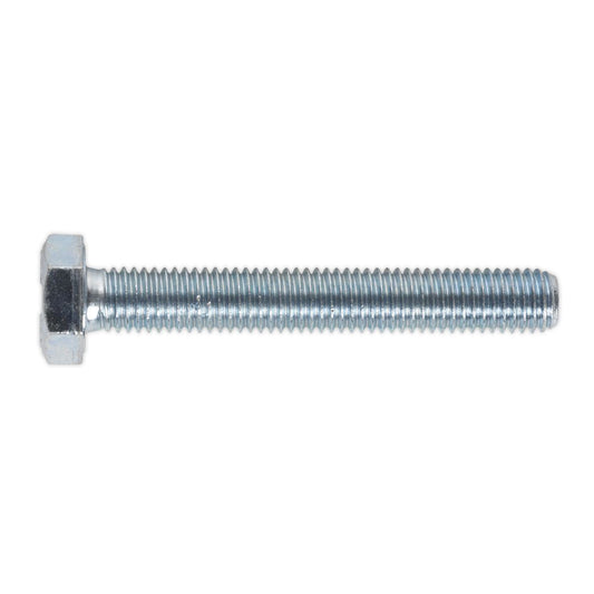 Sealey SS1070 HT Setscrew M10 x 70mm 8.8 Zinc Pack of 25 Sealey