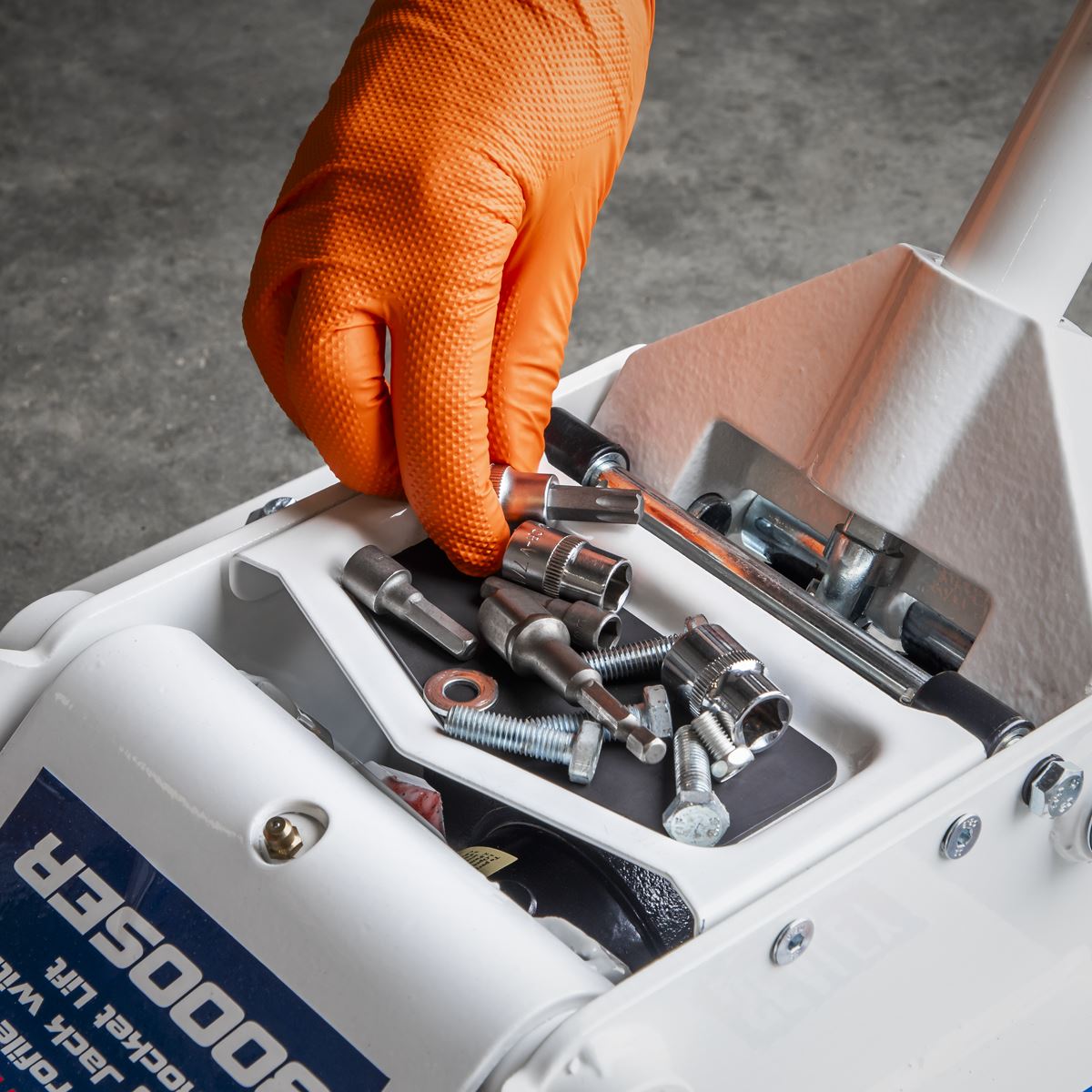 Sealey 3000SER Low Profile Long Reach Trolley Jack with Rocket Lift 3 Tonne Sealey