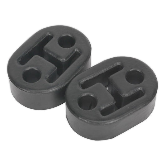 Sealey EX02 Exhaust Mounting Rubbers L60 x D41 x H20 (Pack of 2) Sealey