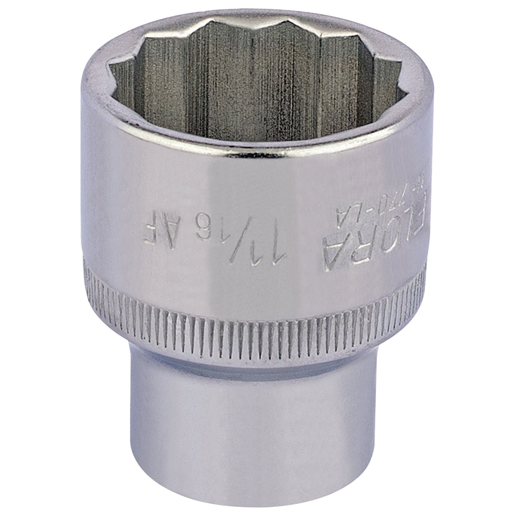 Elora 24484 Bi-Hexagon Socket 1/2" Sq. Dr. 1.1/16" Elora
