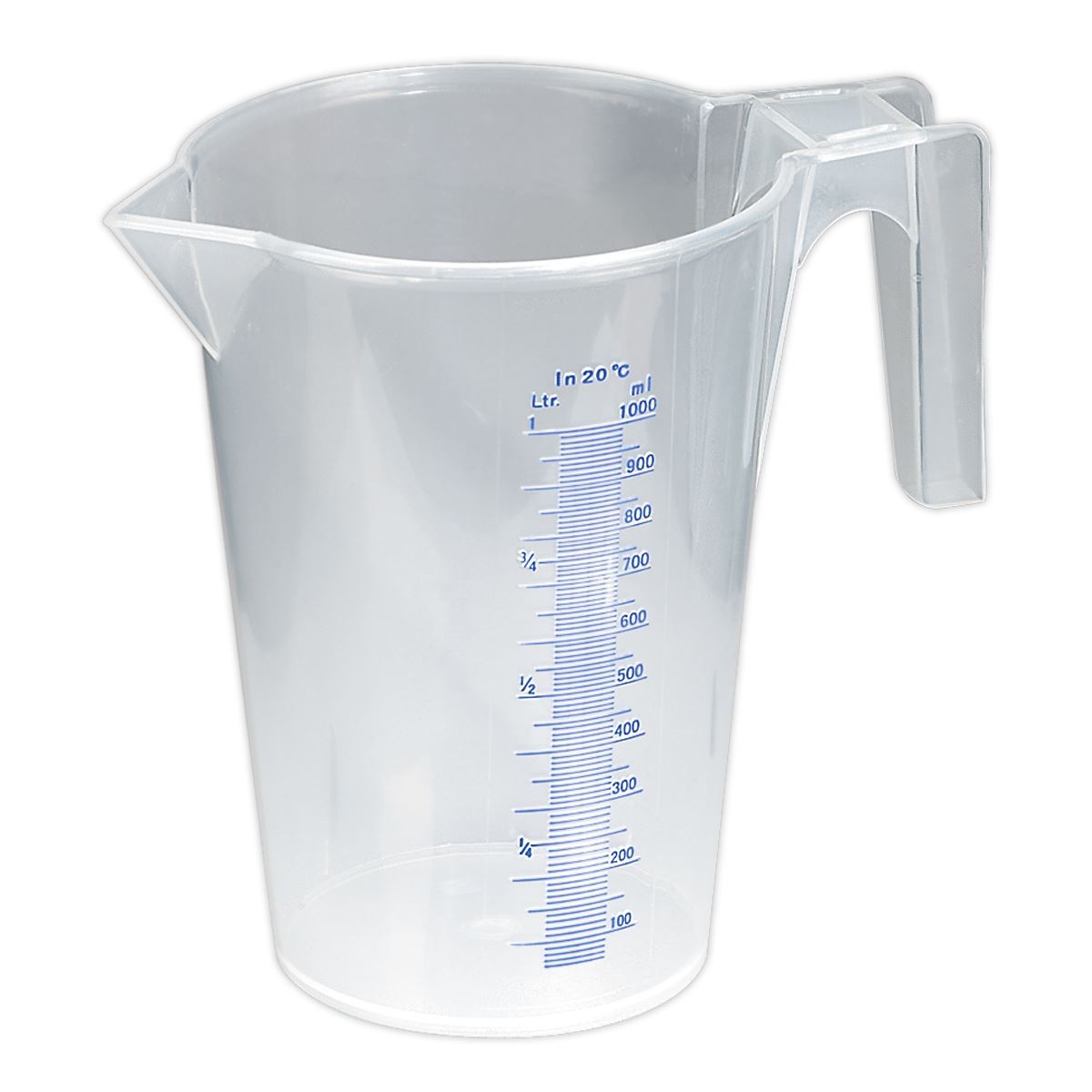 Sealey JT1000 Measuring Jug Translucent 1L Sealey