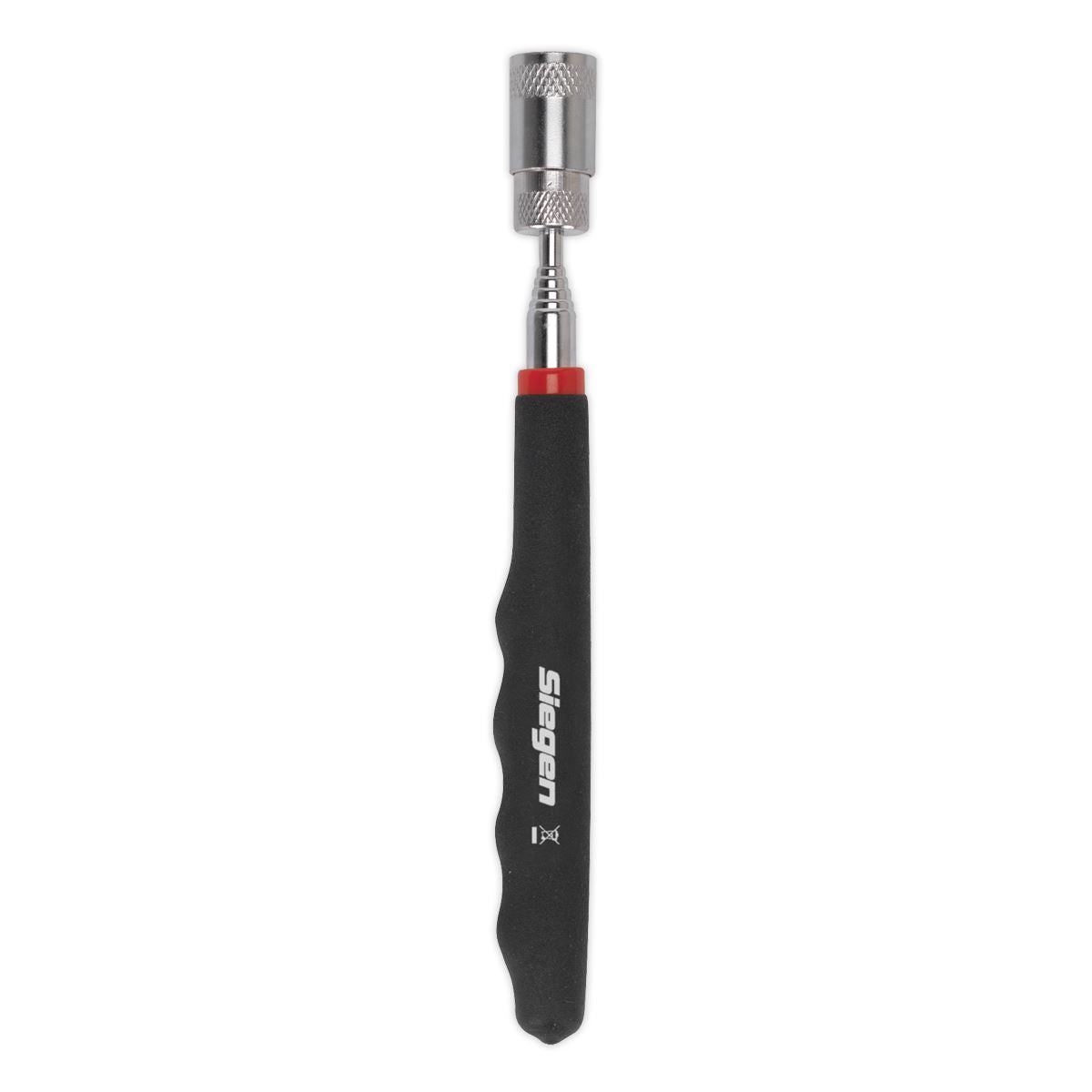 Siegen S0903DB Heavy-Duty Magnetic Pick-Up Tool with LED 3.6kg Capacity Display Box of 16 Siegen