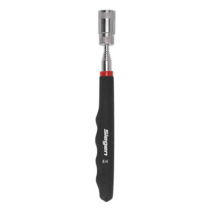 Siegen S0903DB Heavy-Duty Magnetic Pick-Up Tool with LED 3.6kg Capacity Display Box of 16 Siegen