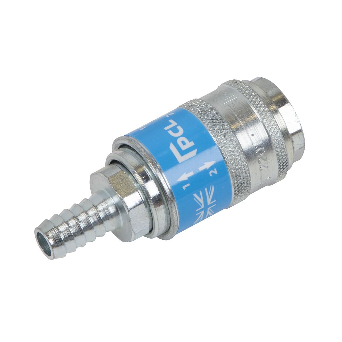 Sealey AC98 PCL Safeflow Safety Coupling Body Tailpiece for Ø3/8" Hose Sealey