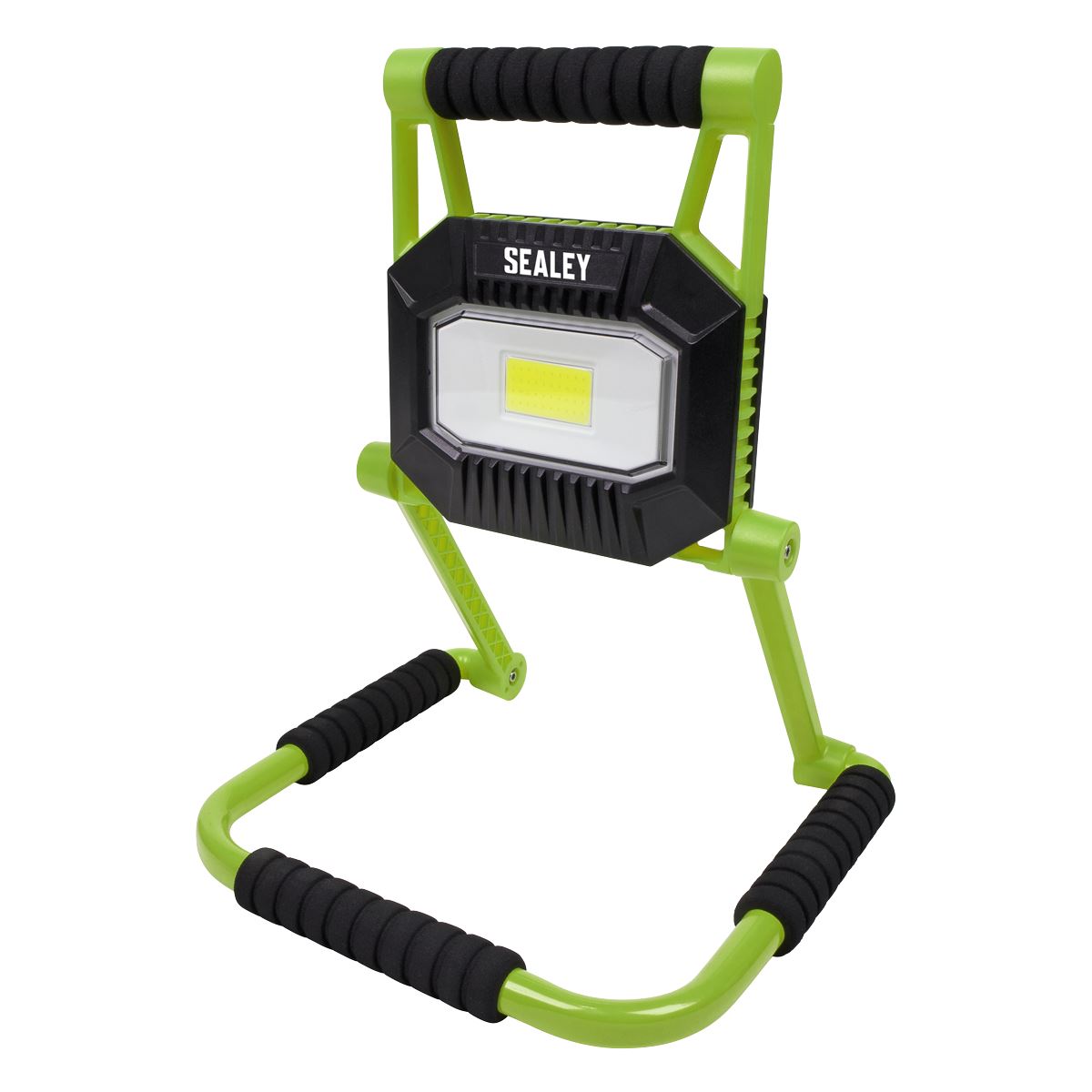 Sealey LEDFL20W Rechargeable Portable Fold Flat Floodlight 20W COB LED Lithium-ion Sealey