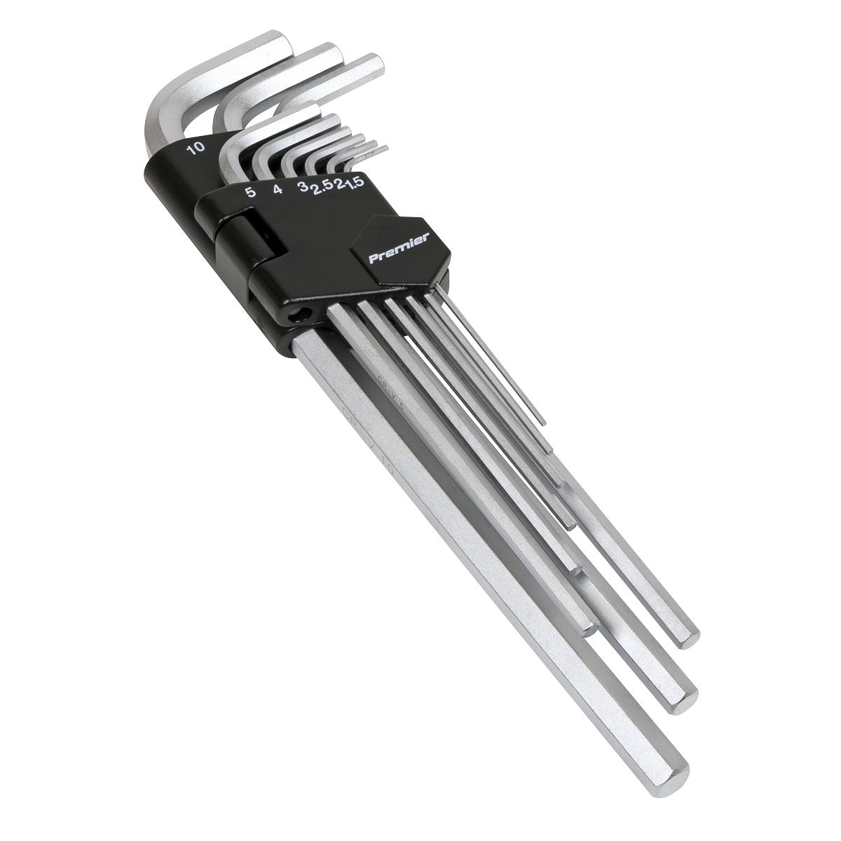 Sealey AK7137 Hex Key Set 9pc Extra-Long Metric Sealey