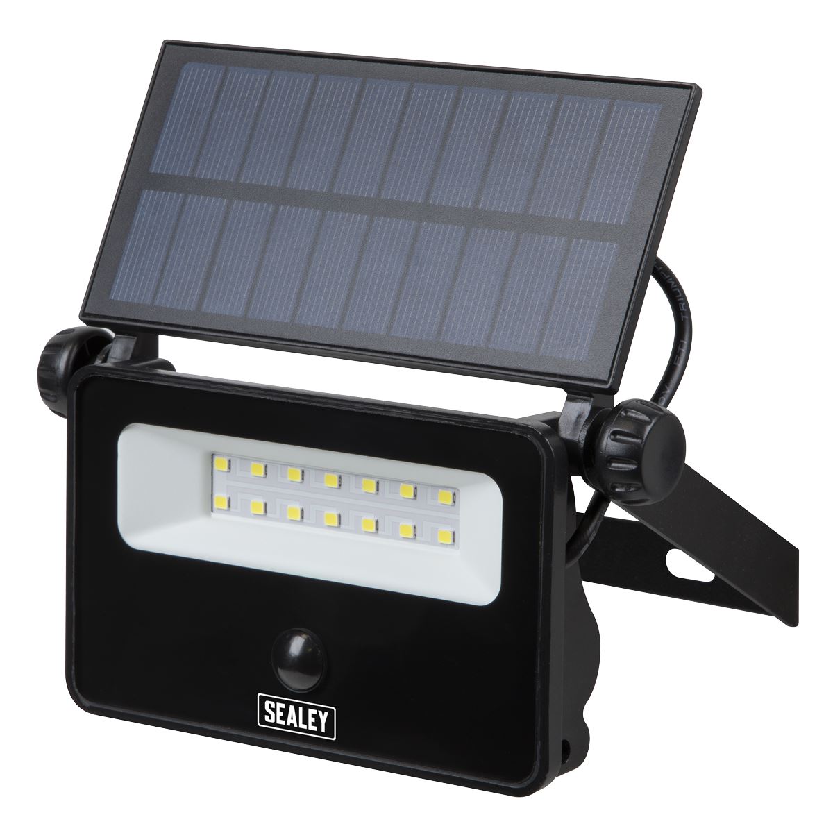 Sealey LED16S Extra-Slim Solar Floodlight with Wall Bracket 16W SMD LED Sealey