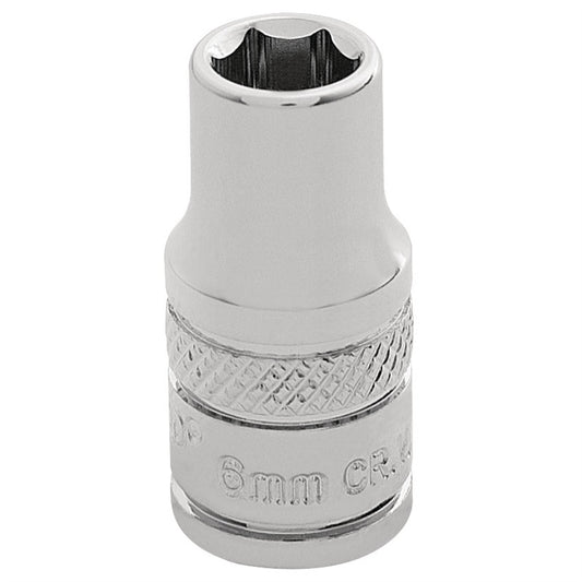 Draper 32453 HI-TORQ® 6 Point Socket 1/4" Sq. Dr. 6.0mm Draper
