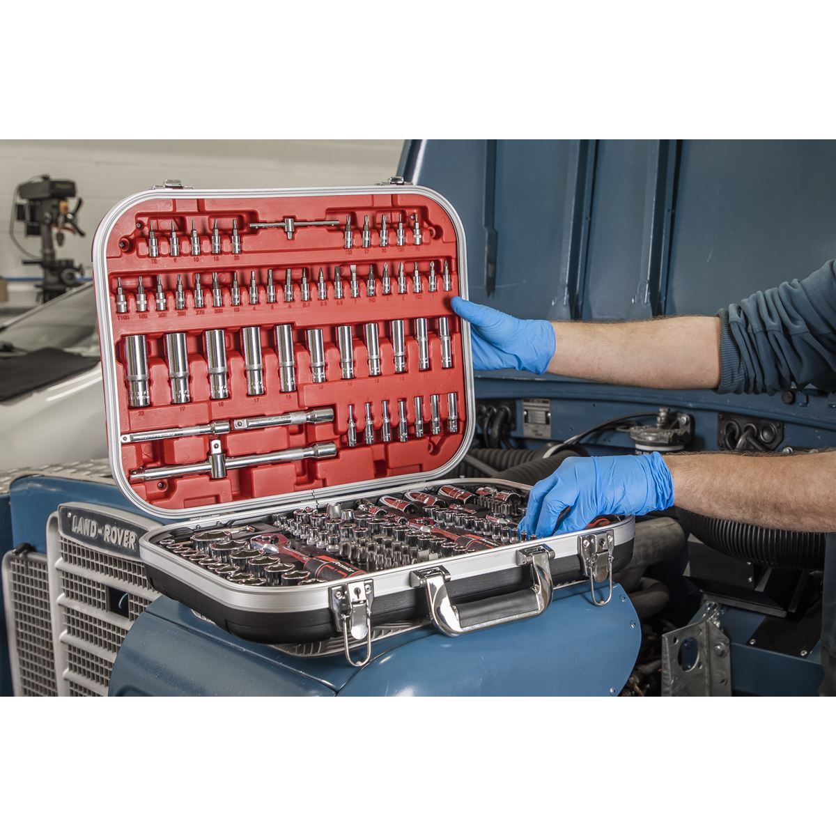 Sealey AK7981 Socket Set 172pc 1/4" 3/8" & 1/2"Sq Drive WallDrive® Sealey