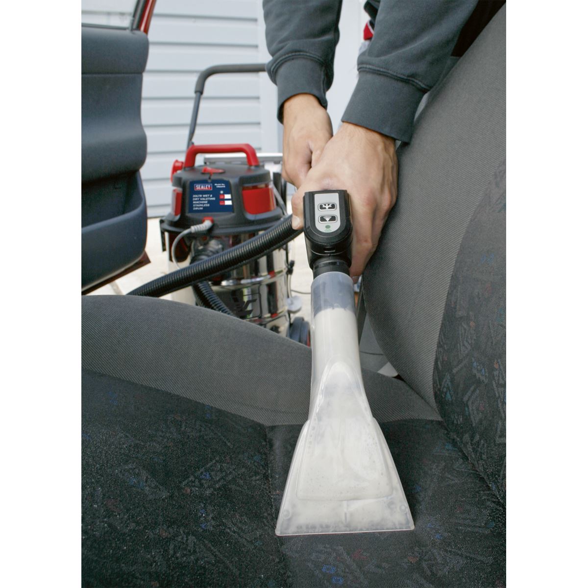 Sealey VMA915 Valet Machine Wet & Dry 30L Stainless Drum Sealey