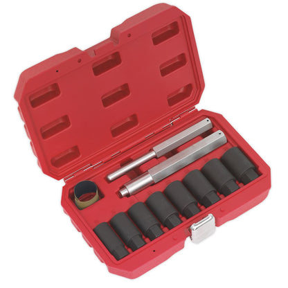 Sealey SX272 Locking Wheel Nut Removal Set 10pc Sealey