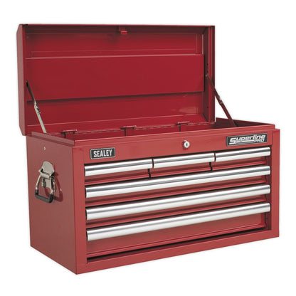 Sealey AP33069 Topchest 6 Drawer with Ball-Bearing Slides - Red Sealey