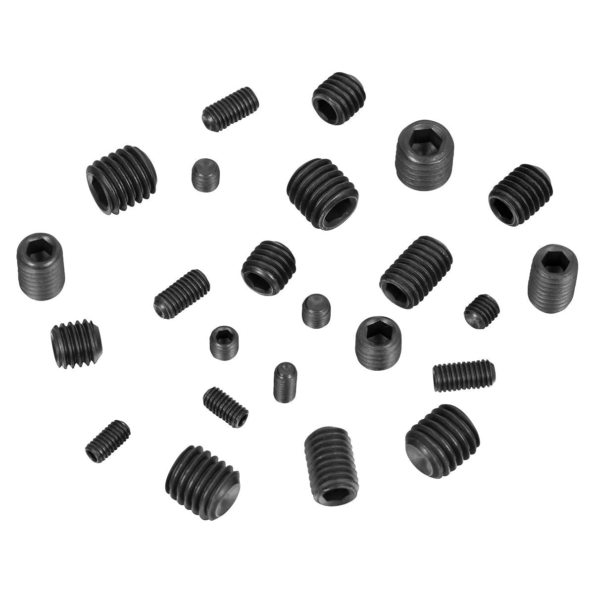 Sealey AB045GS Grub Screw Assortment 250pc DIN 916 M4-M10 Metric Sealey