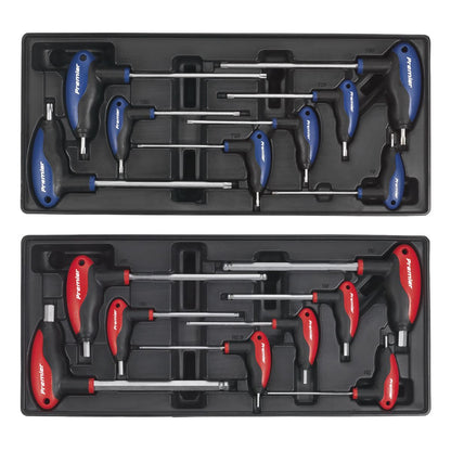 Sealey SPTCCOMBO1 Tool Chest Combination 14 Drawer with Ball-Bearing Slides - Blue & 1179pc Tool Kit Sealey