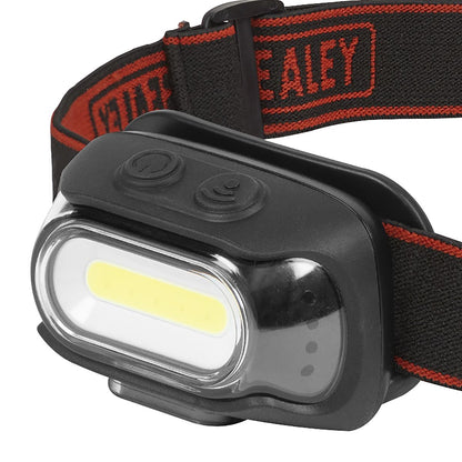 Sealey HT08R Rechargeable Head Torch with Auto-Sensor 8W COB LED Sealey