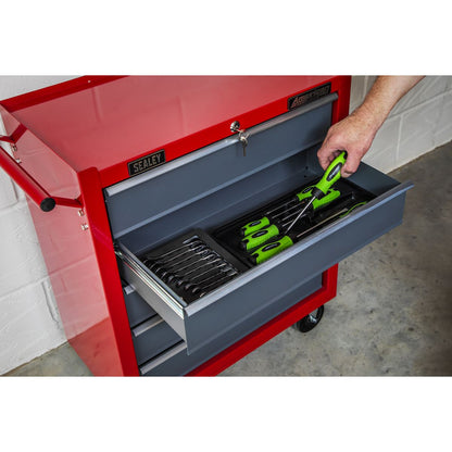 Sealey AP22505BB Rollcab 5 Drawer with Ball-Bearing Slides - Red/Grey Sealey