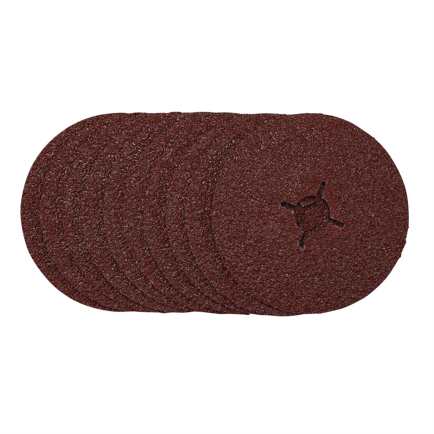 Draper 68618 Fibre Sanding Discs 125mm 24 Grit Pack of 10 Draper