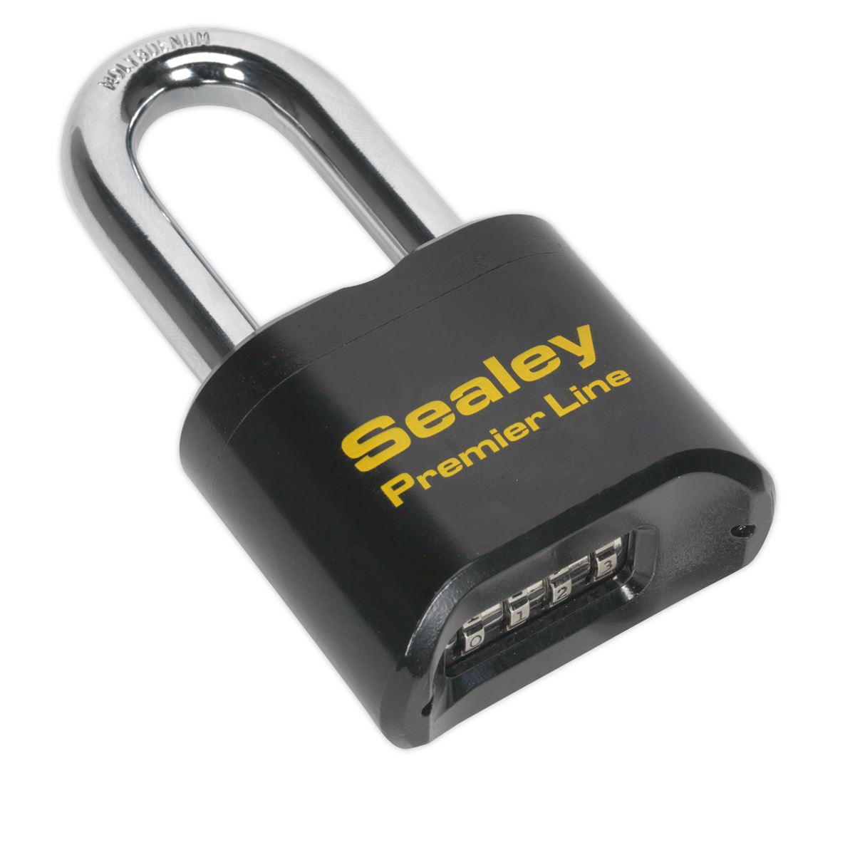 Sealey PL603L Steel Body Combination Padlock Long Shackle 62mm Sealey