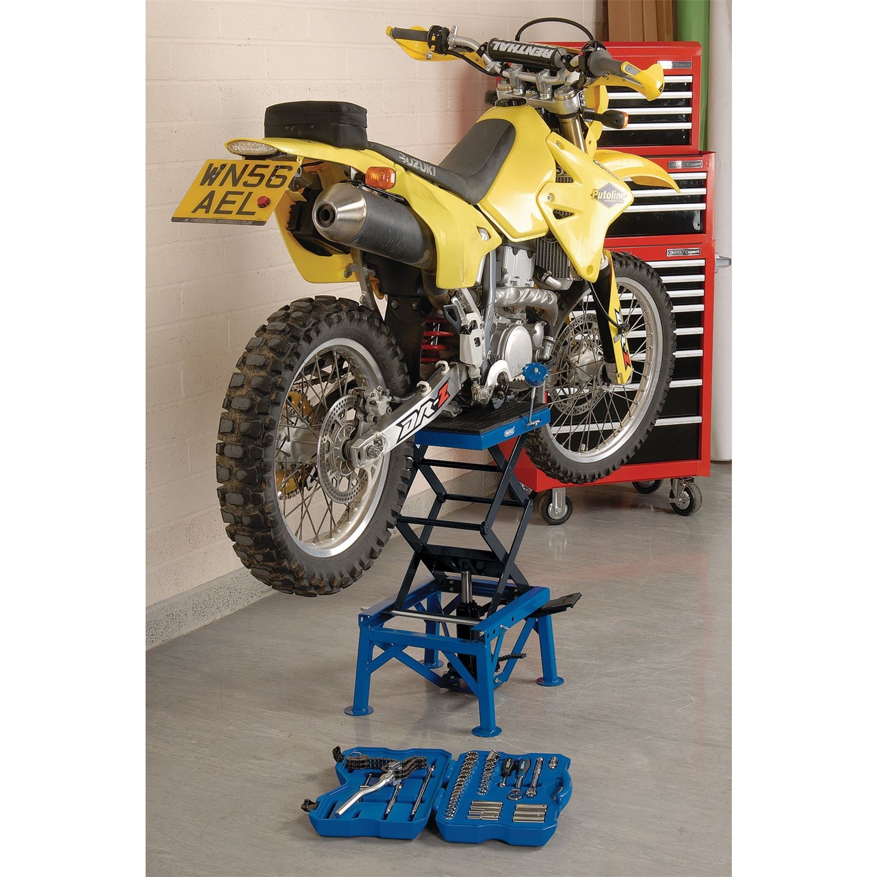 Draper 70212 Hydraulic Motorcycle Scissor Lift 135kg Draper