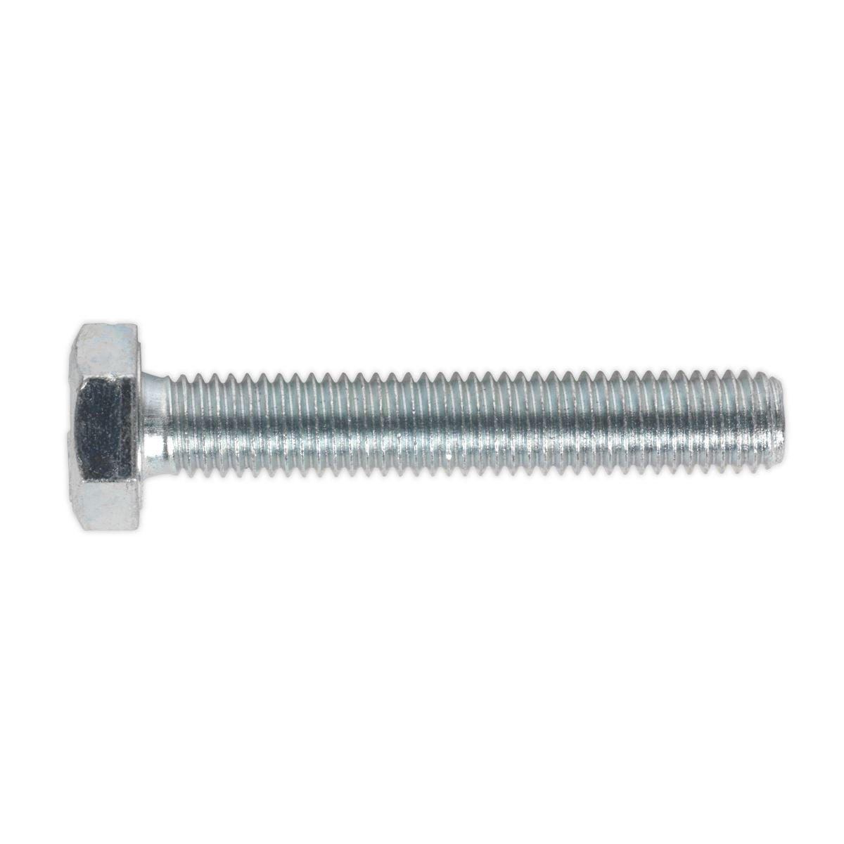 Sealey SS1060 HT Setscrew M10 x 60mm 8.8 Zinc Pack of 25 Sealey