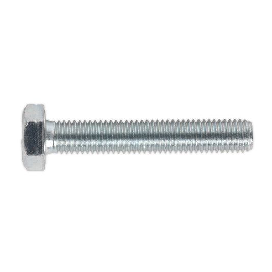 Sealey SS1060 HT Setscrew M10 x 60mm 8.8 Zinc Pack of 25 Sealey