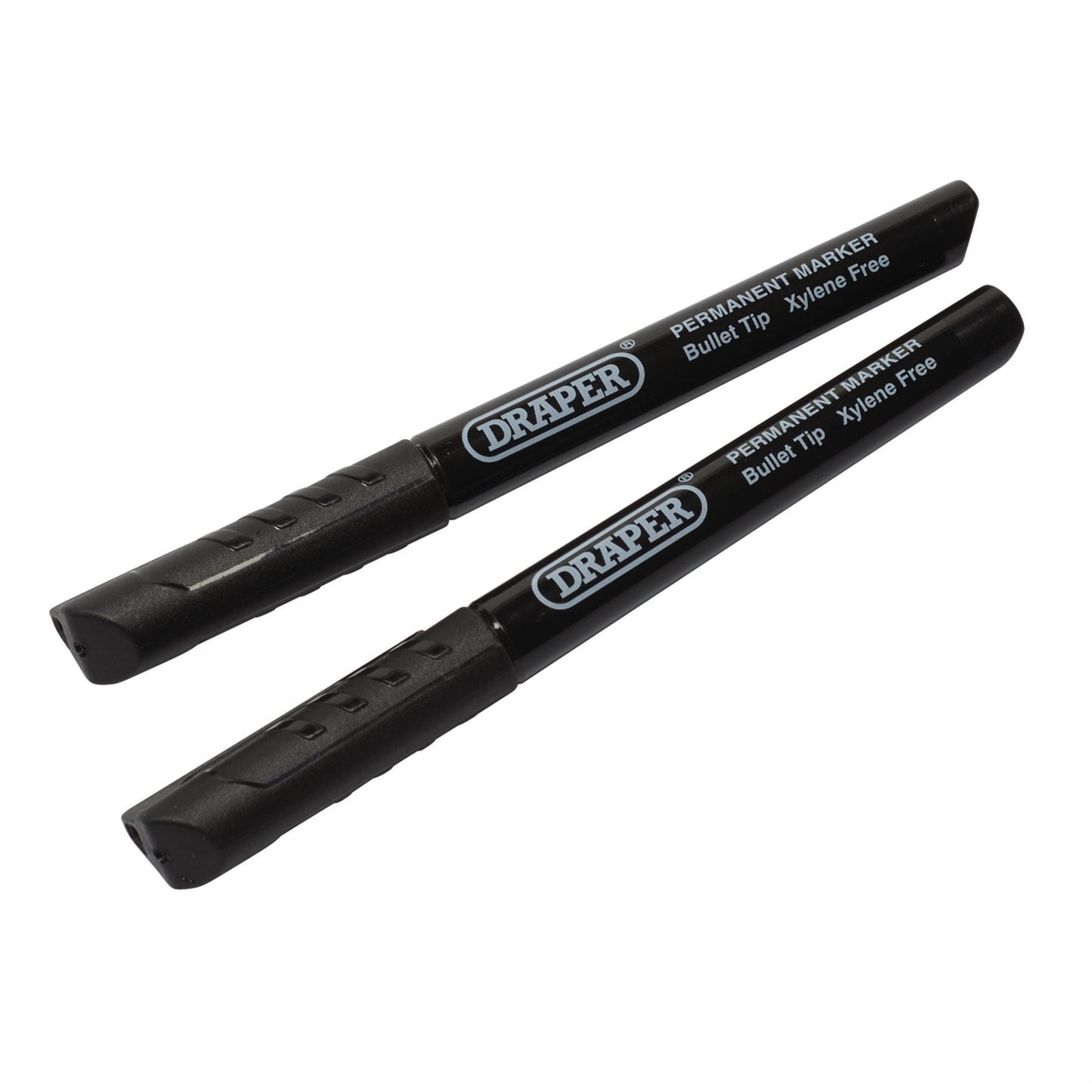 Draper 20942 Marker Pens Black Pack of 2 Draper