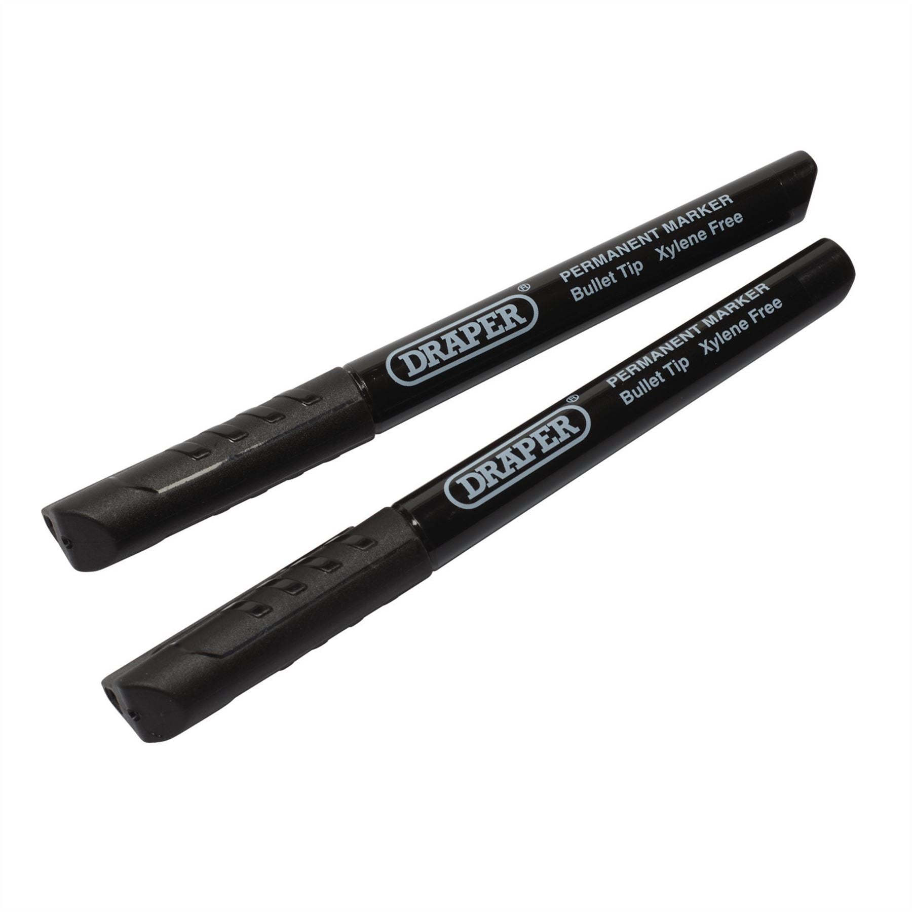 Draper 20942 Marker Pens Black Pack of 2 Draper