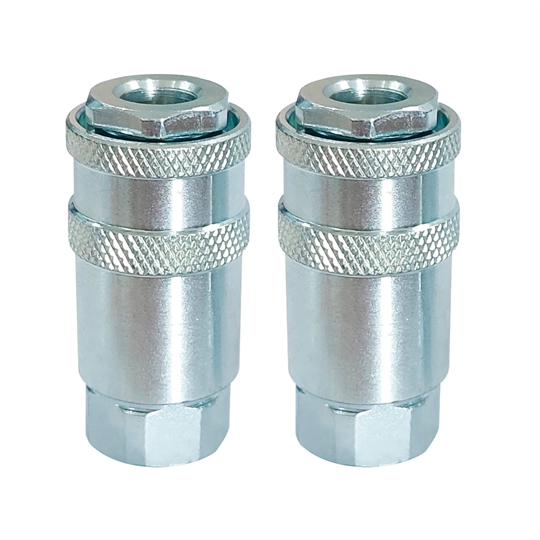 Draper 70864 1/4" Female Quick Coupling Pack of 2 Draper
