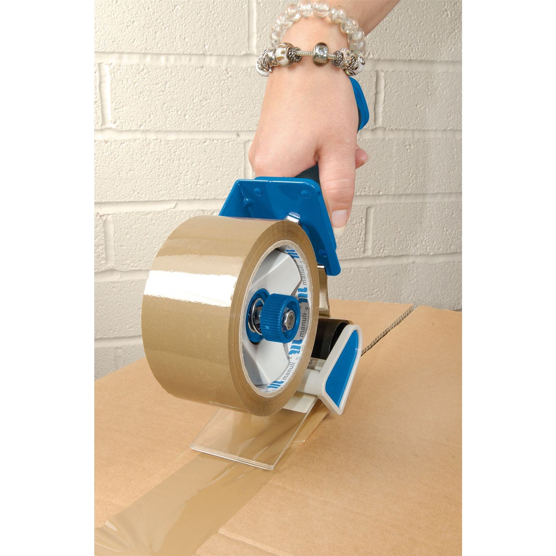 Draper 19237 Soft Grip Hand-Held Security Packing Tape Dispenser 50mm Draper