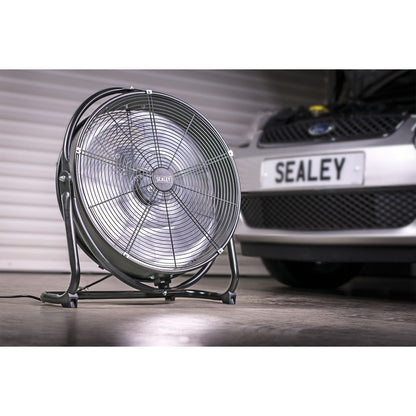 Sealey HVF20S Industrial High Velocity Orbital Drum Fan 20" 230V Sealey