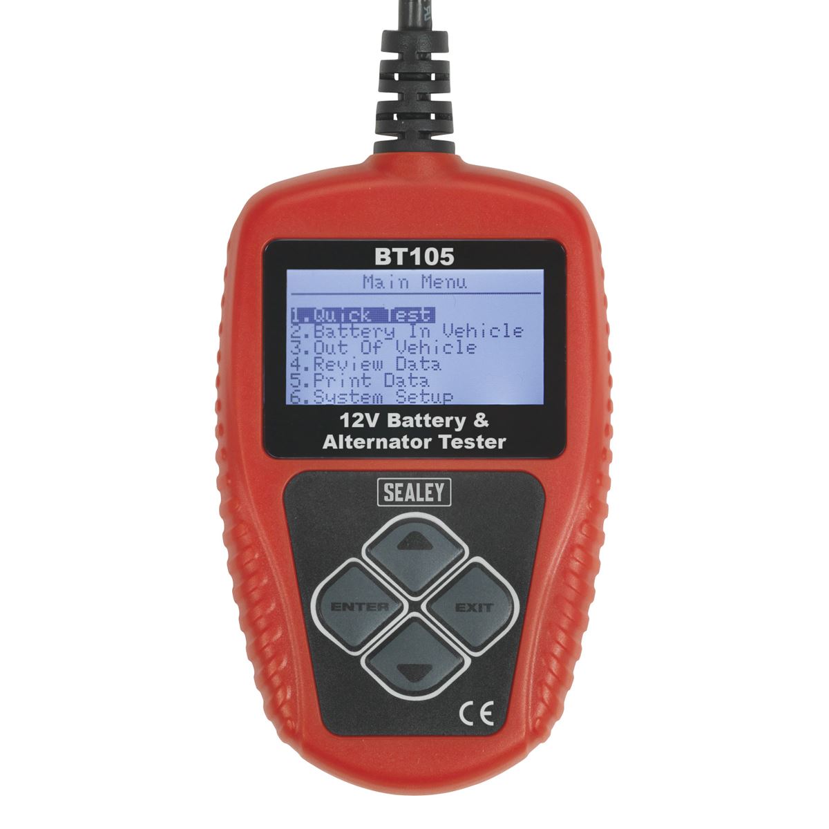 Sealey BT105 Digital Battery & Alternator Tester 12V Sealey