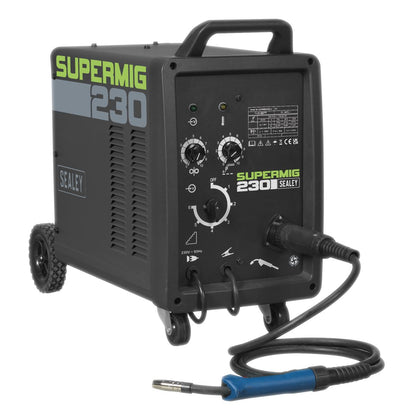 Sealey SUPERMIG230 Professional MIG Welder 230A 230V with Binzel® Euro Torch Sealey