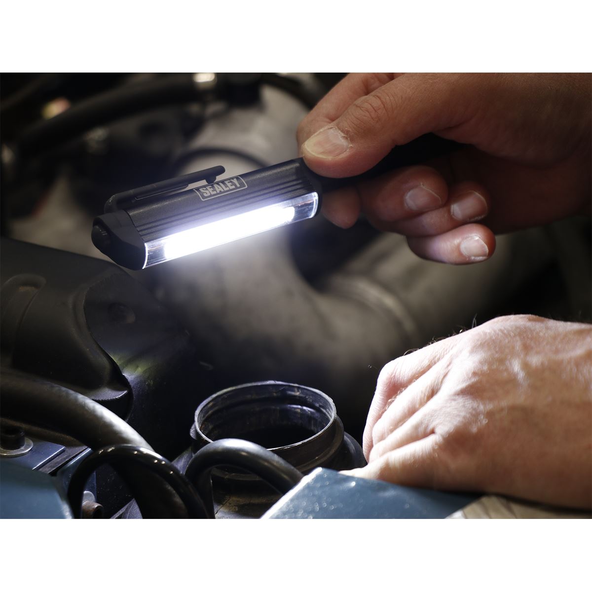 Sealey LED125 Penlight 3W COB LED 3 x AAA Cell Sealey