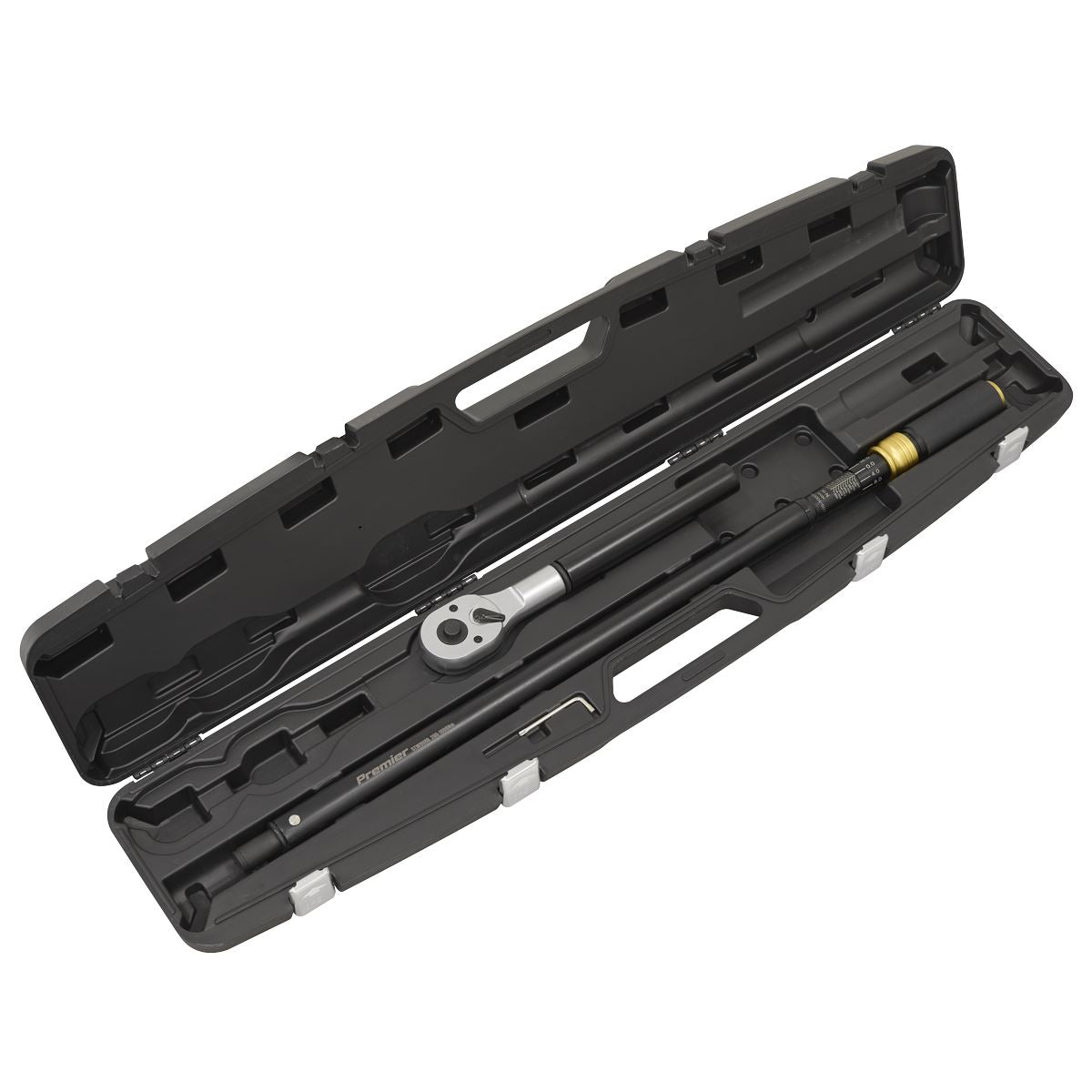 Sealey STW908B Premier Black Torque Wrench Micrometer 3/4"Sq Drive Calibrated 200-1000Nm