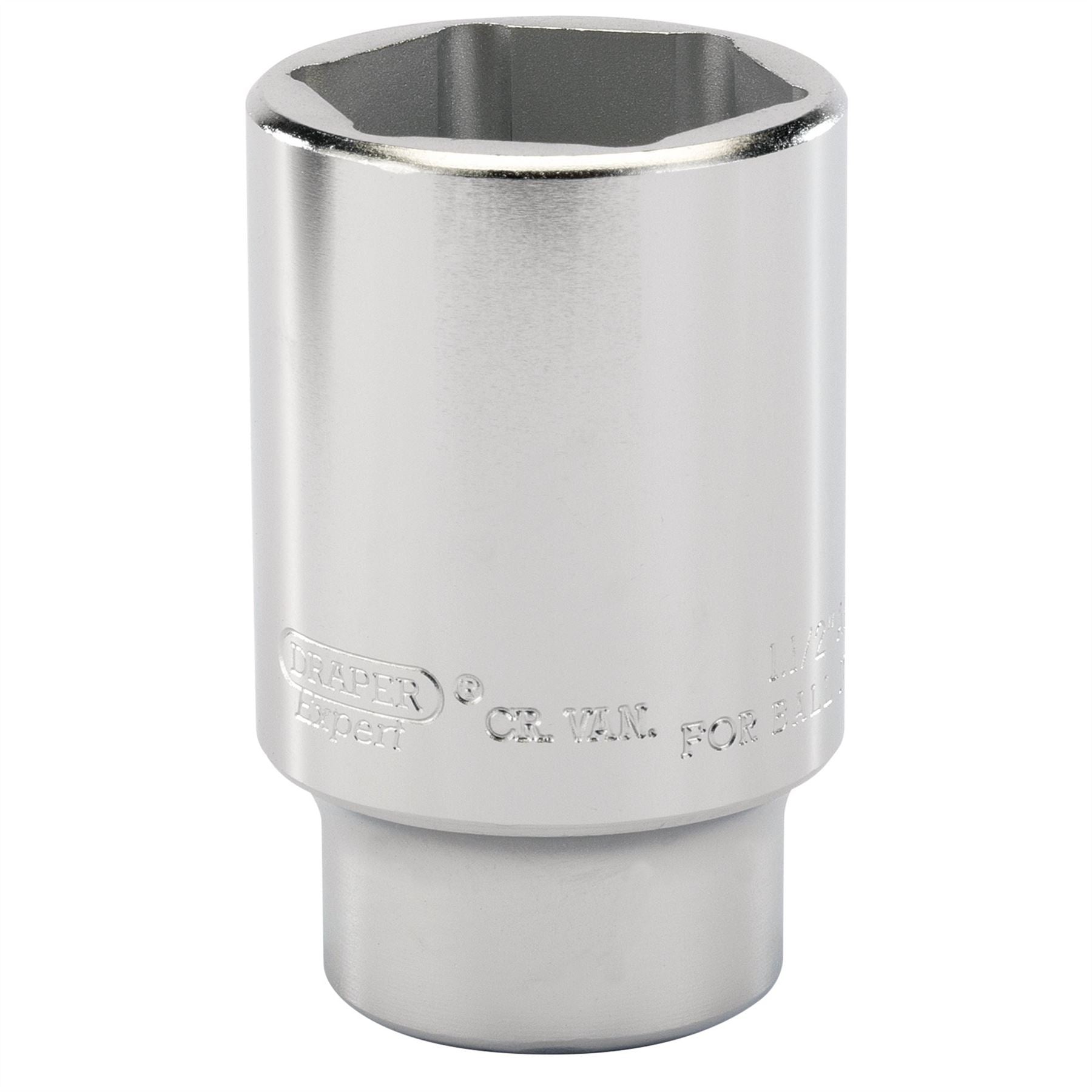 Draper 26916 Ball Joint Socket 1/2" Sq. Dr. 38mm or 1.1/2" AF Draper
