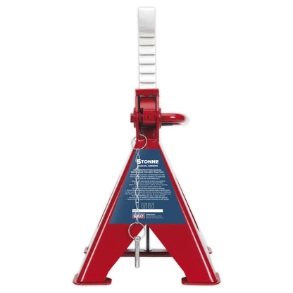 Sealey AAS5000 Auto Rise Ratchet Axle Stands (Pair) 5 Tonne Capacity per Stand Sealey