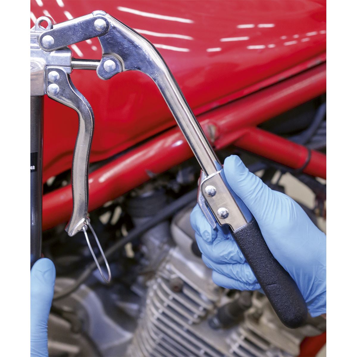 Sealey AK48 Grease Gun 2-Way Operating 3-Way Fill Heavy-Duty Sealey