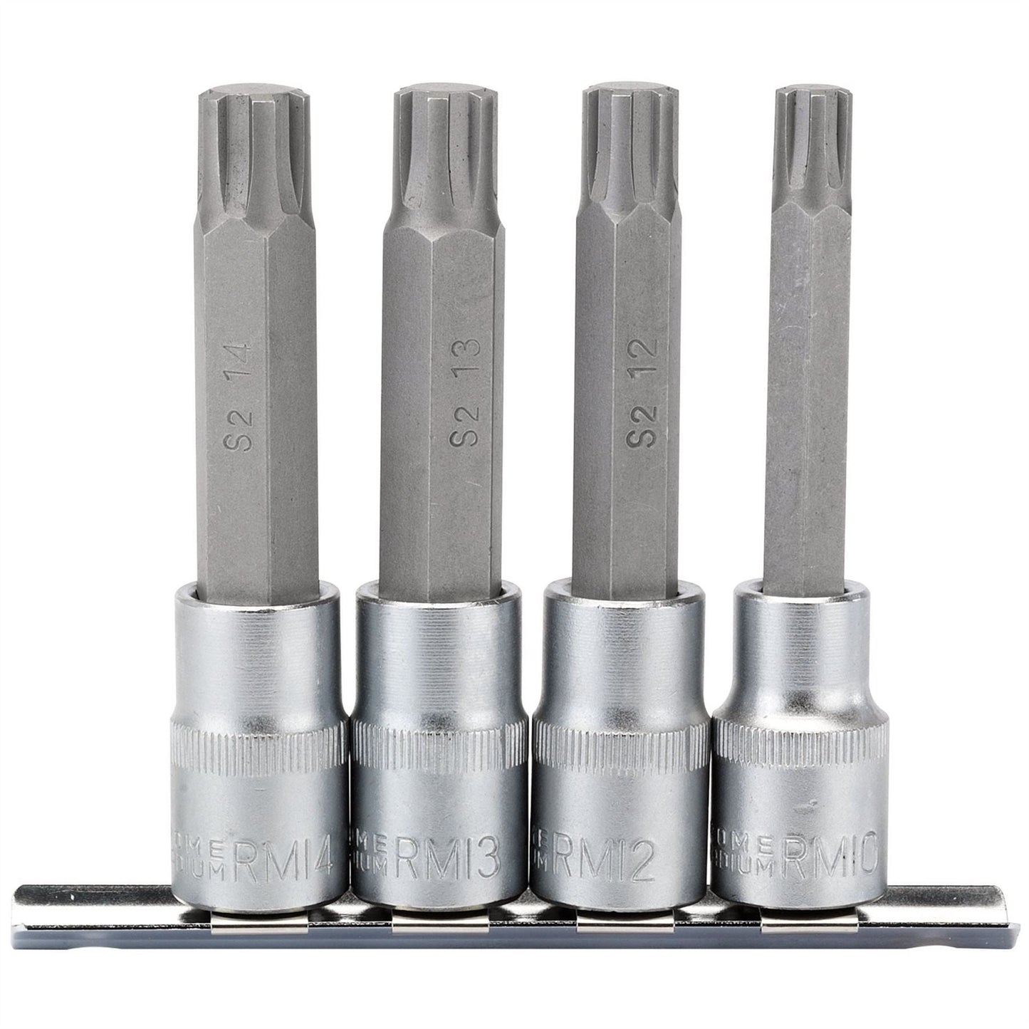 Draper 16345 Ribe® Socket Bit Set 1/2" Sq. Dr. 4 Piece Draper