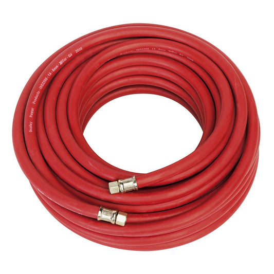 Sealey AHC20 Air Hose 20m x Ø8mm with 1/4"BSP Unions Sealey