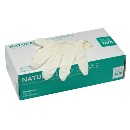 Draper 30929 Latex Gloves Size Medium White Box of 100 Draper