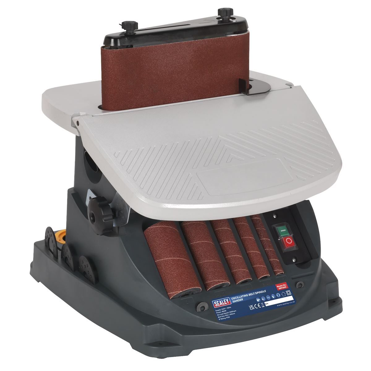 Sealey SM1300 Oscillating Belt& Spindle/Bobbin Sander 230V Sealey