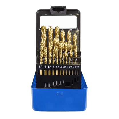 Sealey AK4725 HSS Fully Ground Drill Bit Set 25pc DIN 338 Metric Sealey