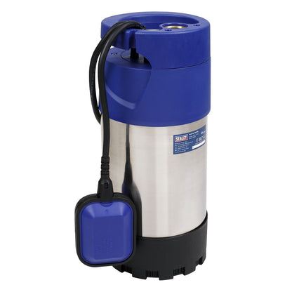 Sealey WPS92A Submersible Stainless Water Pump Automatic 92L/min 40m Head 230V Sealey