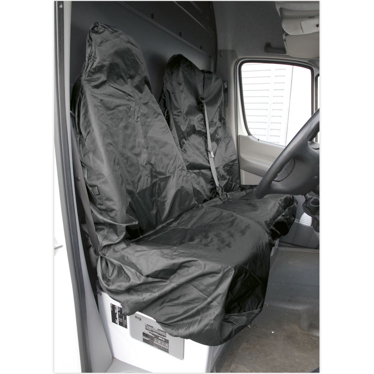 Sealey CSC7 Van Seat Protector Set 2pc Heavy-Duty Sealey