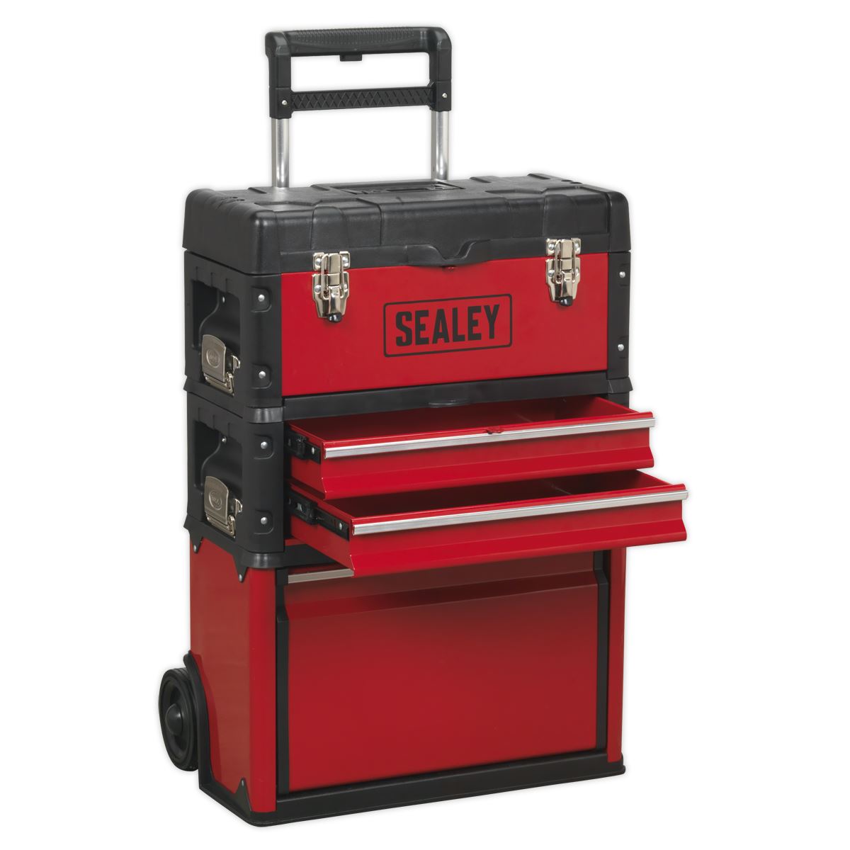 Sealey AP548 Mobile Steel/Composite Toolbox - 3 Compartment Sealey