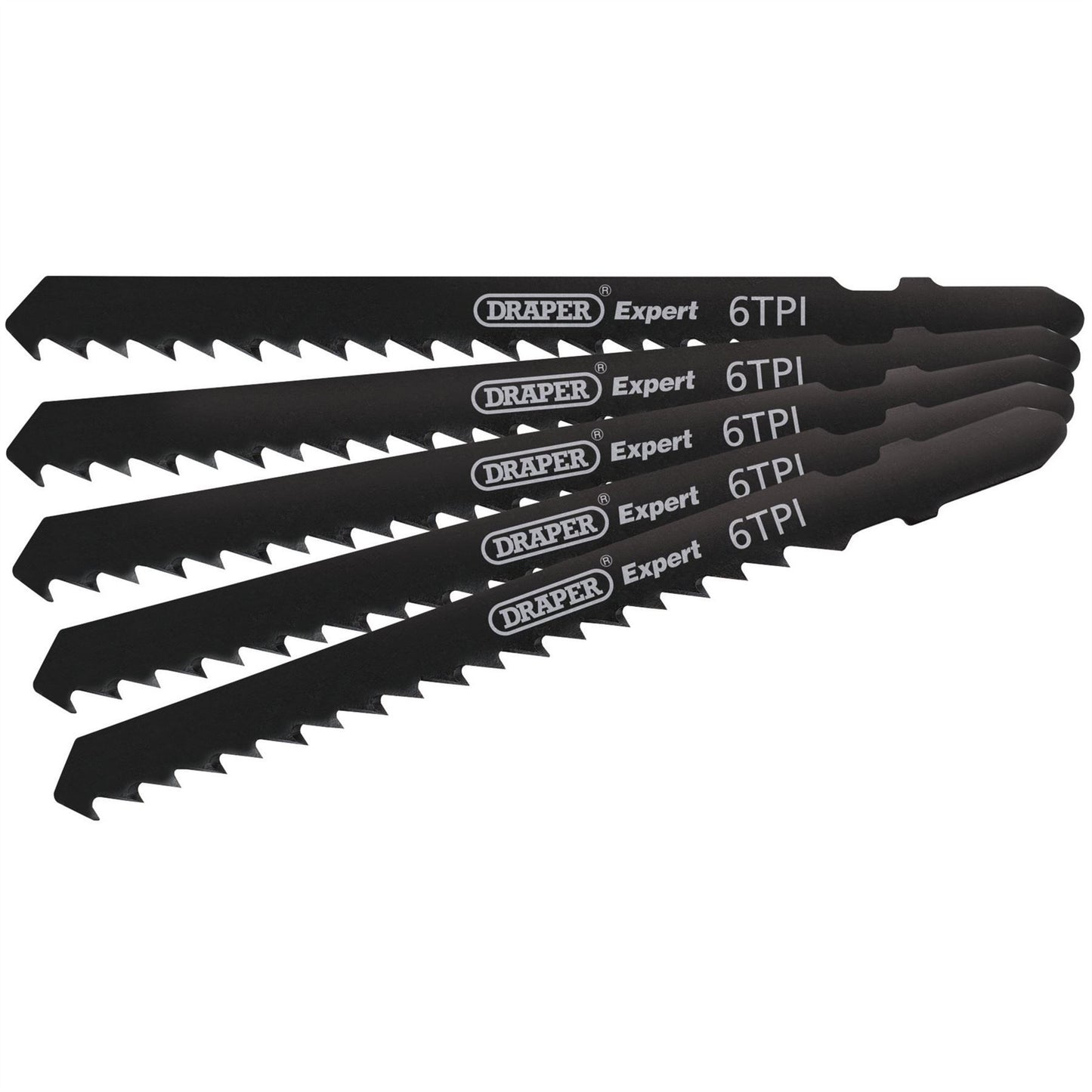 Draper 81725 DT144D Jigsaw Blade Set 100mm 5 Piece Draper