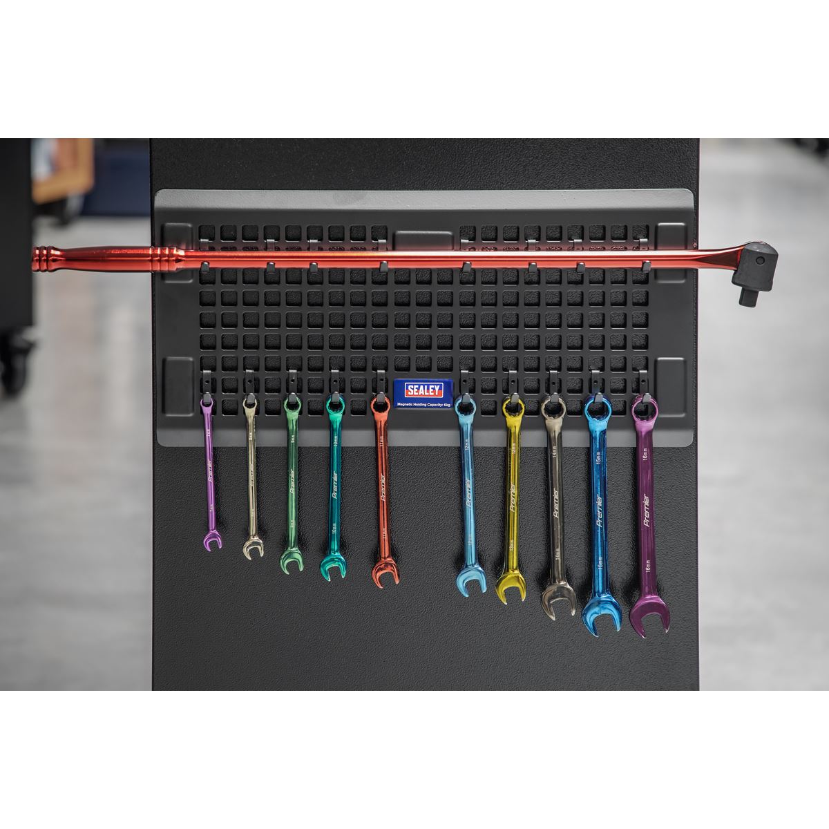 Sealey APPBB Magnetic Pegboard - Black Sealey